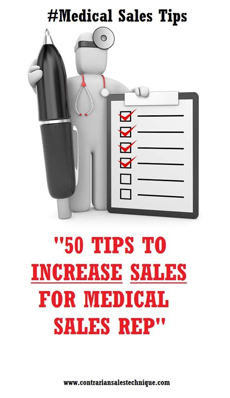 what medical sales reps need to sell